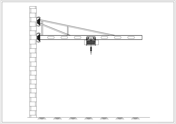 Wall mounted Jib Crane