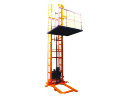 Column mounted Goods Lift